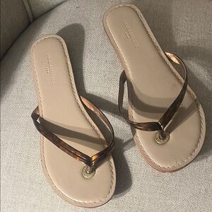Banana Republic Women's Brown and Cream Sandals